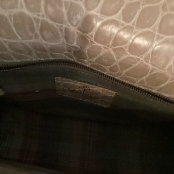 MULBERRY CROC EMBOSSED LEATHER MESSANGER BAG - Picture 13 of 16